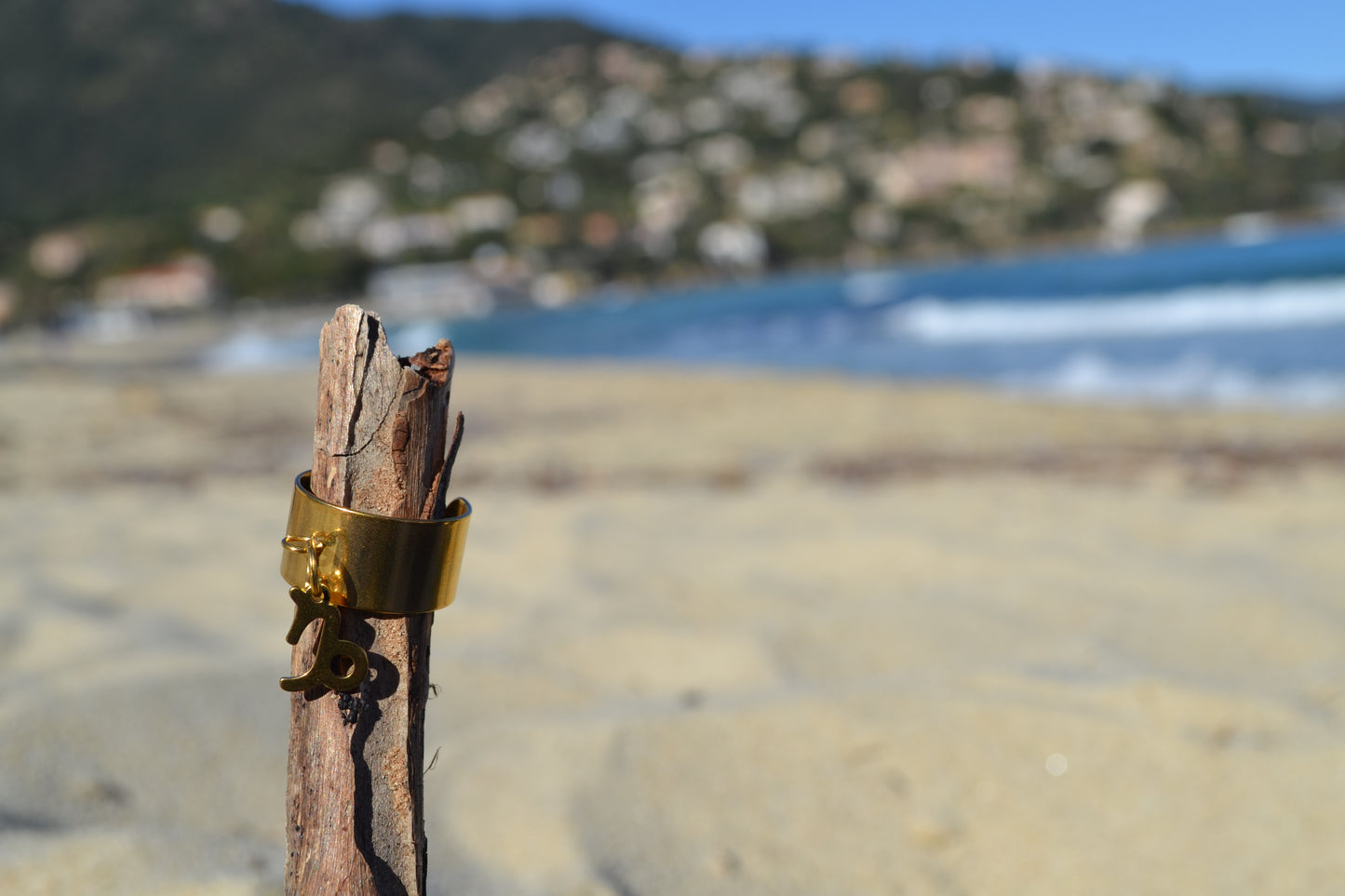 Bague signe astro doré